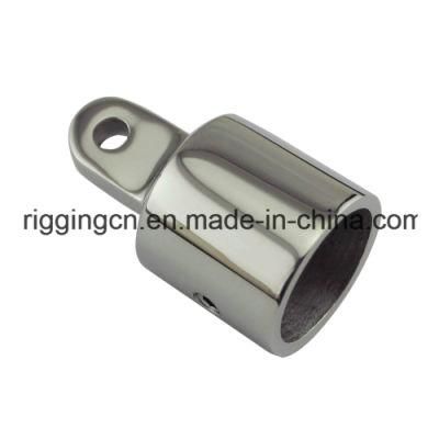 Marine Hardware 1 Inch Stainless Steel Boat Canopy Pipe End Pipe Eye for Yacht