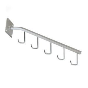 Wholesale Metal Wall Mounted Handbag Display Hanger with 5 Hooks