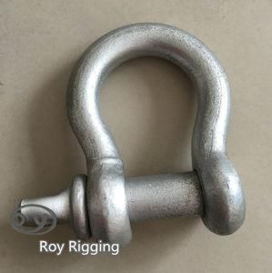 Hot DIP Galvanized Us Type Drop Forged Lifting Shackle