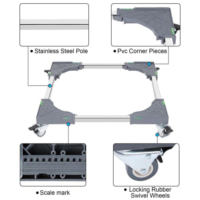 Min45*45cm Max60*60cm Platform Moving Tool Refrigerator Washing Machine Dolly Stand