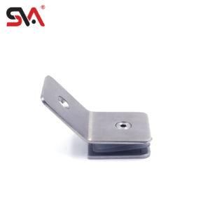 Square Size 135 Degree Single Glass Hinge Glass Clip Suitable for 8-10 mm Tempered Glass