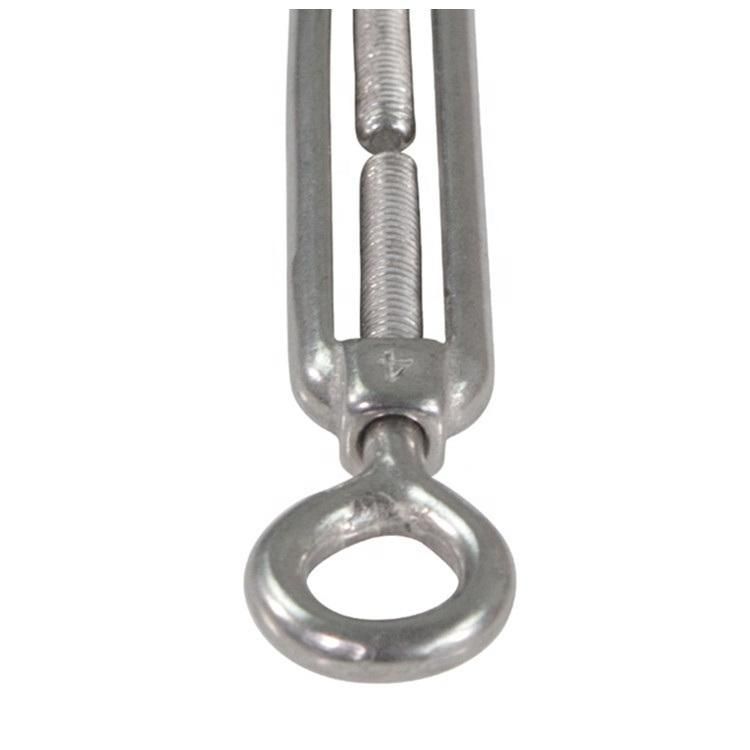 Stainless Steel 304 and 316 DIN1480 Hook Eye Turnbuckle