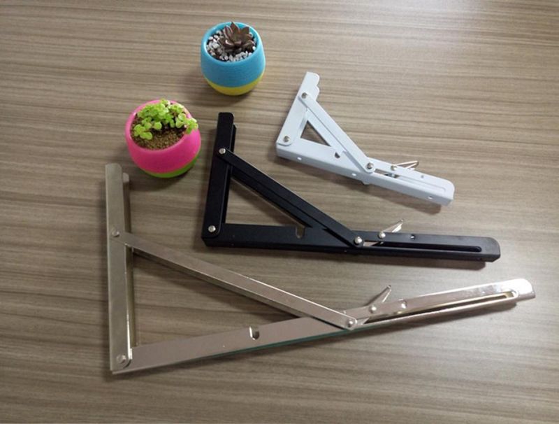 Folding Shelf Bracket for Mounting Wall Bracket