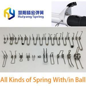 Spring with Ball / Accessory for Curling Irons, Double Torsion Spring in Metal Ball, Supply for Over 100 Clients of Over 300 Brands All World