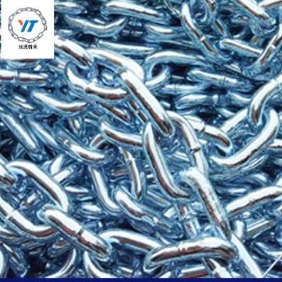 The Manufacturer Directly Supplies Blue and White Galvanized Chains