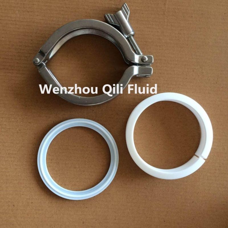 Stainless Steel Sanitary Pipe Fitting Tri Clover Clamp