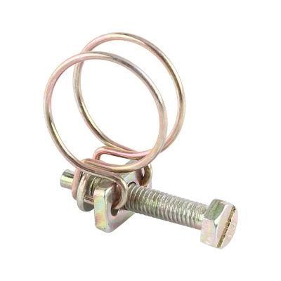 Spring Steel Hose Clamps Double Wire Hose Clips