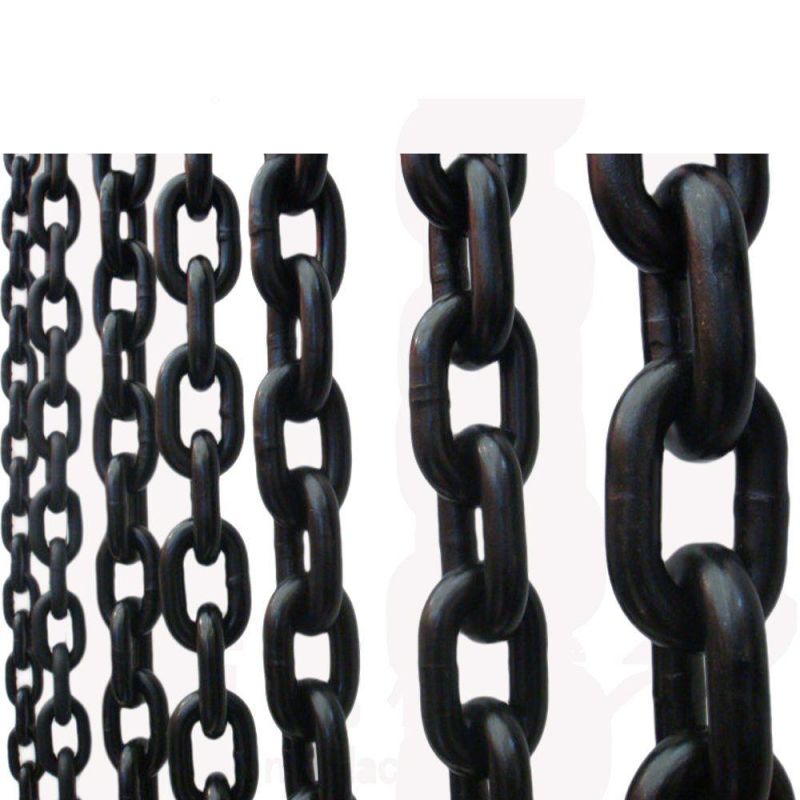 Black Steel Alloy Chain Welding Model