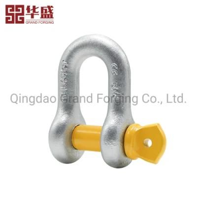 China Factory D Shackle Forged D-Shaped Bow Galvanized G210 Shackle