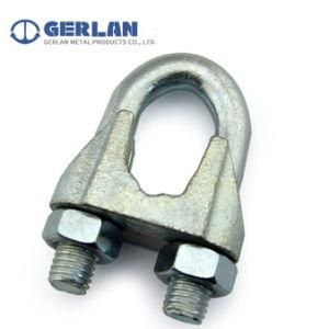 Galvanized Cast Iron Malleable 3mm DIN741 Wire Rope Clip