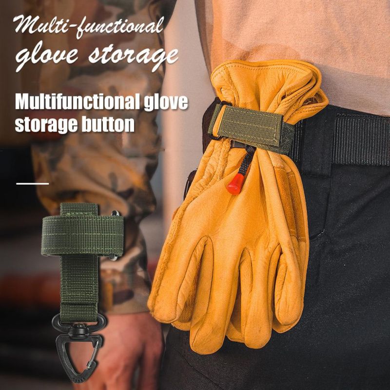 Adjustable Storage Glove Hook Anti-Lost Rope Multifunctional Safety Climbing Hanging Buckle Wyz15465