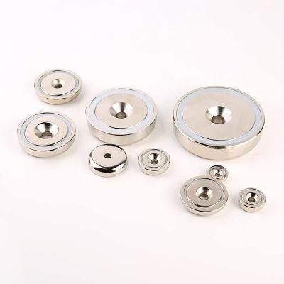 D32mm 14 Years Experience Neo Lowes Neodymium NdFeB Round Base Shallow Pot Magnet