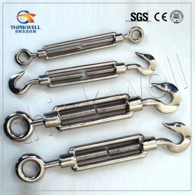 High Quality European Ss304 Stainless Steel Turnbuckle