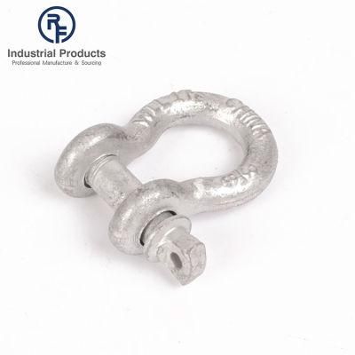 3/8&prime;&prime; Hot Dipped Galvanized Carbon Steel D-Shackles