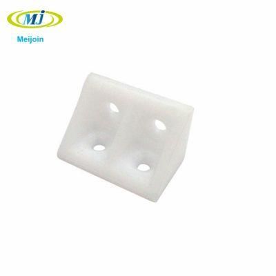 White Plastic Right Angle Bracket L Brackets