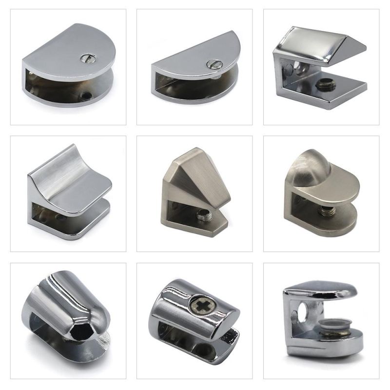 Door Hinge Wall Mounting Bracket Holder Glass Door Clips
