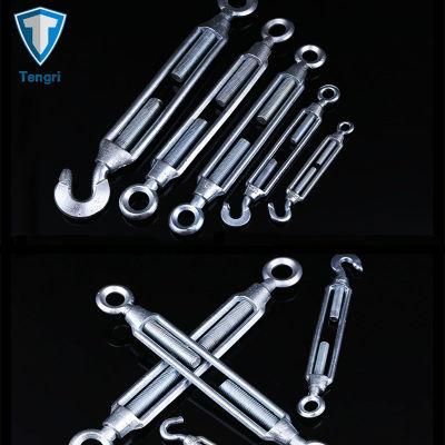 High Quality Galvanized Drop Forged Eye Hook Turnbuckle DIN1480