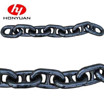 U2 U3 Black Painted Studlink &amp; Studless Marine Ship Anchor Chain