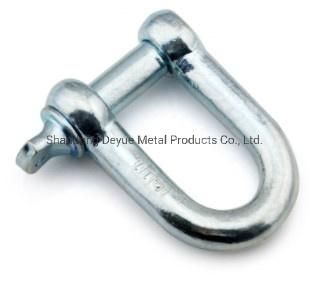 Us Type G210 Carbon Steel Drop Forged Galvanized Anchor Lifting U Shaped Shackles