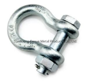 Sail Rigging U S Type Wll17t 1 1/2 Inch Screw Anchor Bow Shackle