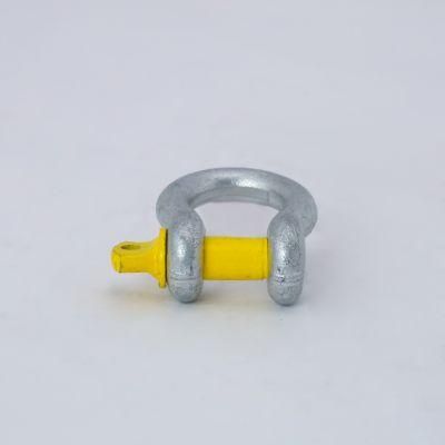 High Strength Forged Hot Dipped Galvanized Grade S Carbon Steel Material As2741 Australian Standard Bow Shackle with Screw Pin