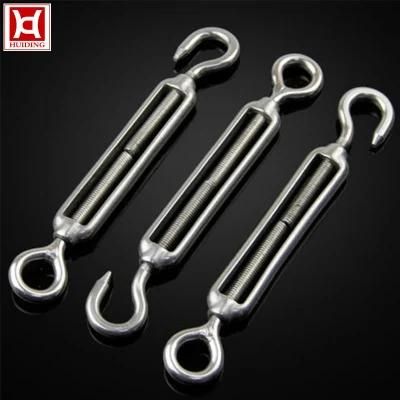 High Quality Rigging Heavy Duty Us Type Stainless Steel S304 or SS316 Turnbuckle with Eye Hook