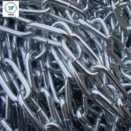 DIN763 Ordinary Mild Steel Long Link Chain