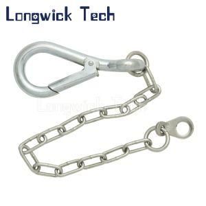 Forged Galvanized Roller Shutter Links Lifting Chain with Spring Hook