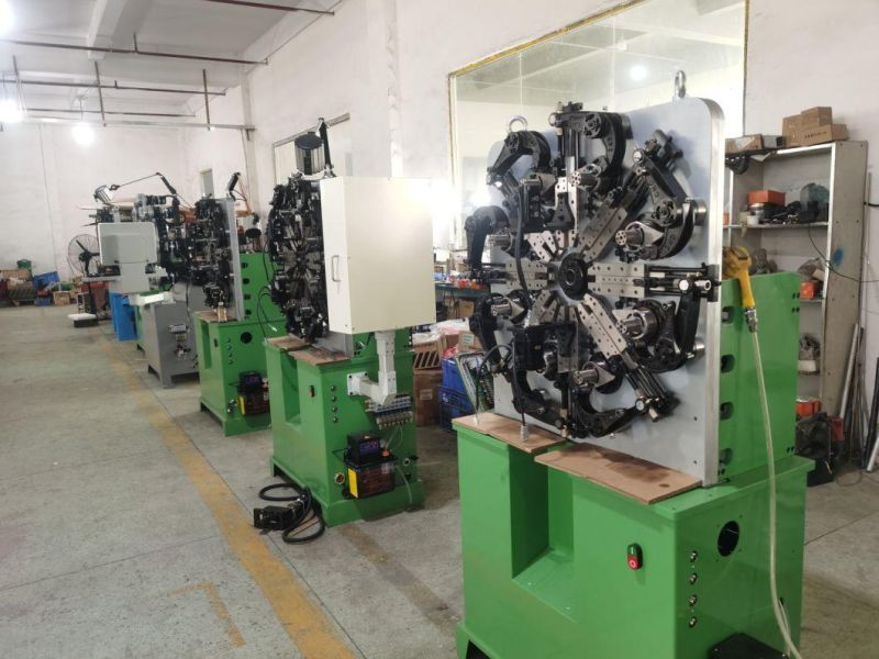 High Efficient Automatic Cam-Less Wire Rotary Spring Forming Machine
