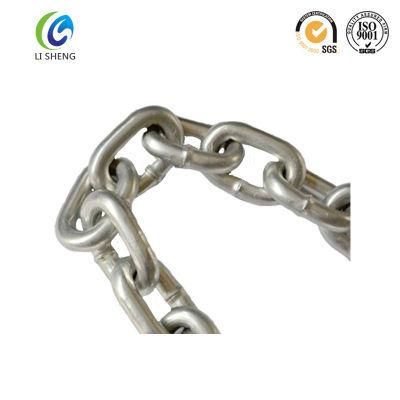 China Factory 10mm Ele-Galvanized Short Steel Link Chain