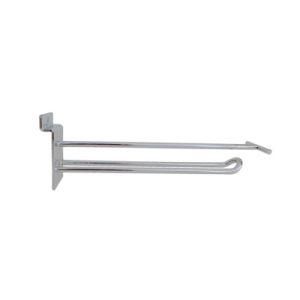 Shopfittings Metal Chrome Shelf Display Double Wire Pegboard Line Hook