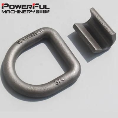 Us Type a Weldable D Ring with Strap for Lifting