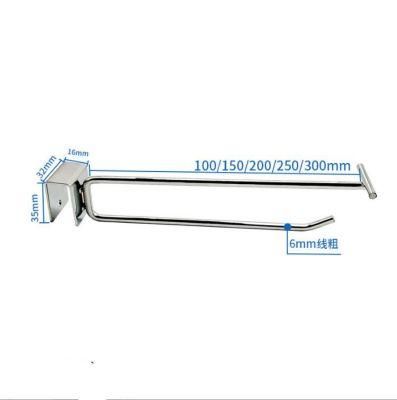 Hot Related Chrome Metal Display Hook Store Fixtures Gridwall Hooks