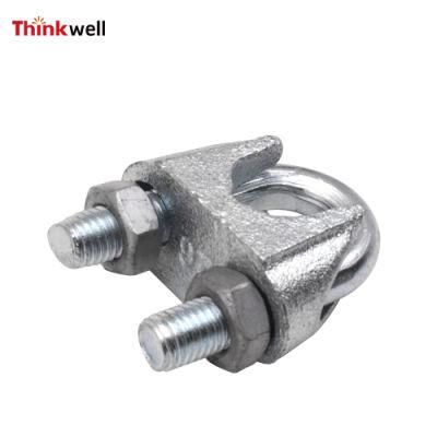 Galvanized Steel DIN 741 Malleable Wire Rope Clip