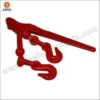 High Quality Red Forged Lever Chain Ratchet Type Load Binder