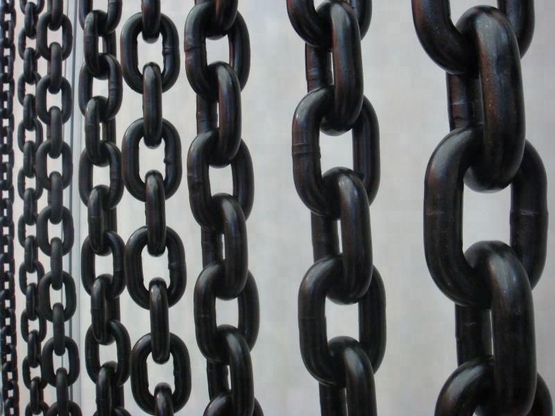 Hot Sale Alloy Steel Material 8mm Black Painted Chain in Stock Now!