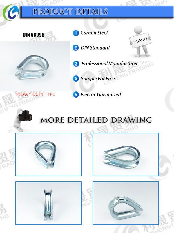 European Commercial Type Thimble for Rigging Hardware