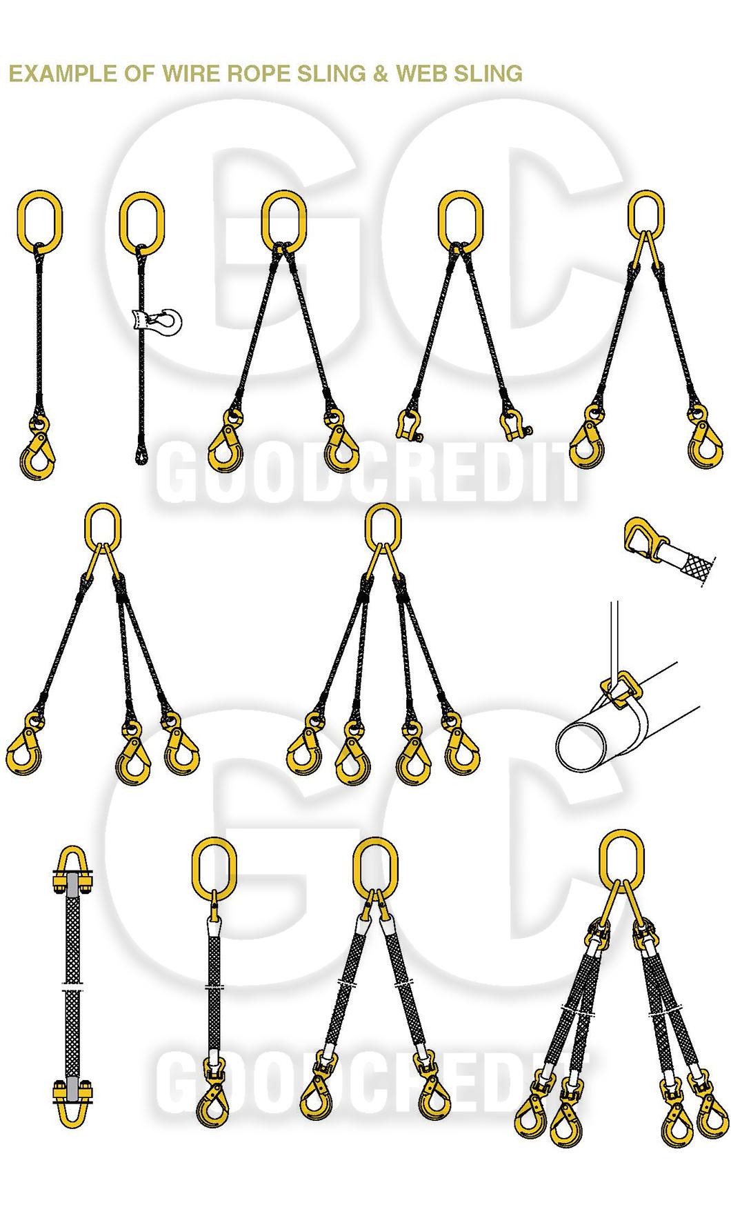 Us Standard G70 Binder Chain with Clevis Hooks Each End for Cargo Tie Down