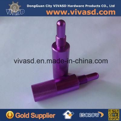 CNC Machining Purple Anodizing Motorcycle Parts Piston Stop