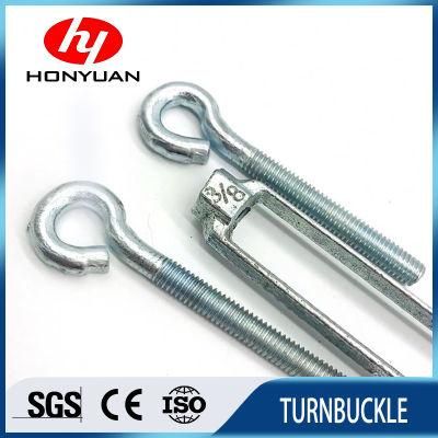 Stainless Steel/Galvanized Drop Forged Wire Rope Turnbuckle with Eye and Jaw