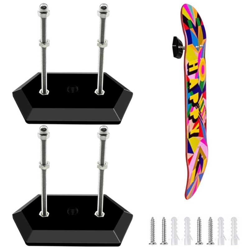 Skateboard Wall Mount Skateboard Hanger for Skateboard Deck Display and Storage