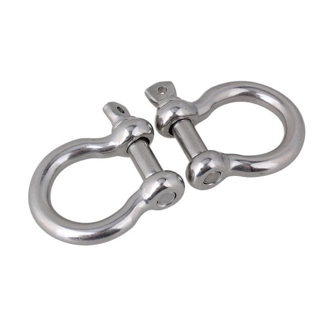 Toyo Screw Pin European JIS Type Heavy Duty Bow Shape Anchor Shackle 304 AISI316 Stainless Steel Shackle Rigging Hardware Fittings