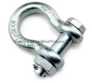High Qualitysteel Crane Safety Screw Pin Large Omega Anchor Bow Shackle