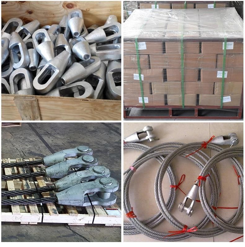 Forged Open Wire Rope Wedge Joint Socket