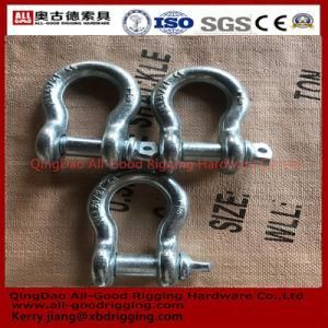 G209 Alloy Steel Galvanized Anchor Bow Shackle for Lifting