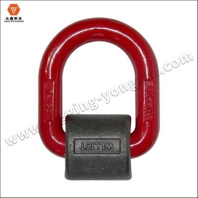 High Strength Forged Steel G80 Pivot Links Container Lifting D Ring|Forged D Ring|Rigging D Ring