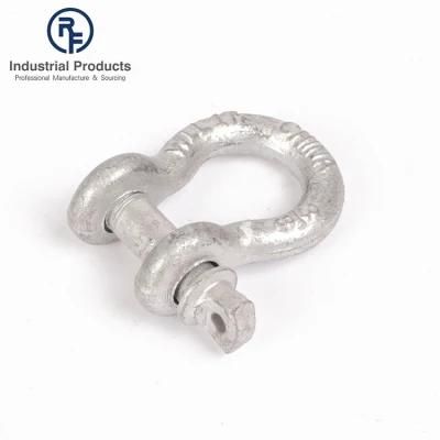 RF 5/16&prime;&prime; Hot Dipped Galvanized Steel Screw Pin Anchor Shackle