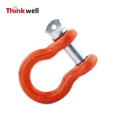 Forged Steel 4.75 Ton D Ring Shackle for Hitch Receiver