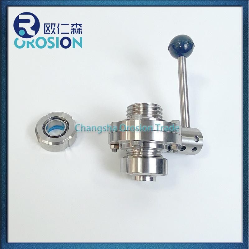 Stainless Steel Union Butterfly Valve 1inch