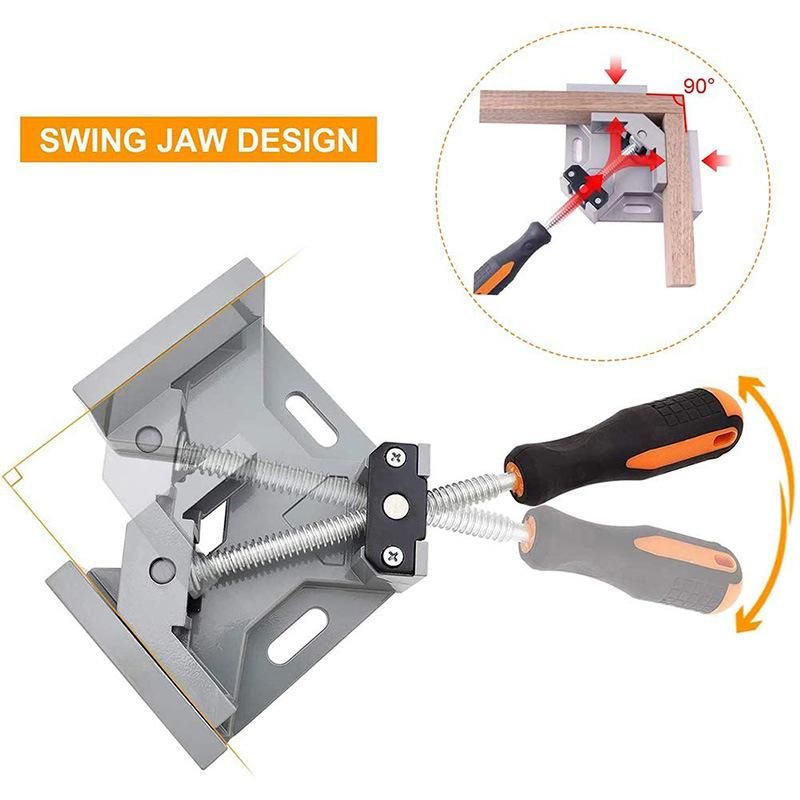 Single Handle Aluminum Alloy Right Angle 90 Degree Corner Clamp